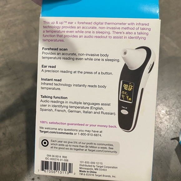 Digital thermometer and probe covers! ACCURATE and NON-INVASIVE - Picture 3 of 6